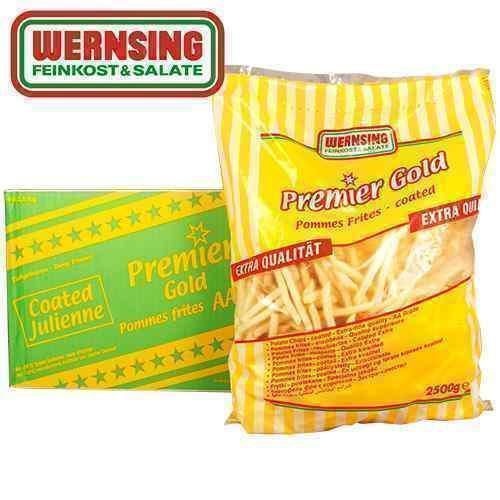 WERNSING  JULIENNE COATED CHIPS  4x2.5kg PREMIER GOLD