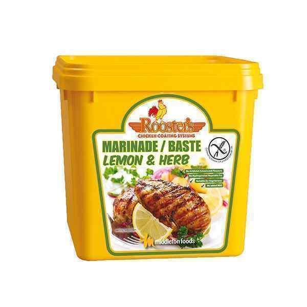 ROOSTER'S PIRI PIRI LEMON & HERB MARINADE BASTE TUB 2kg