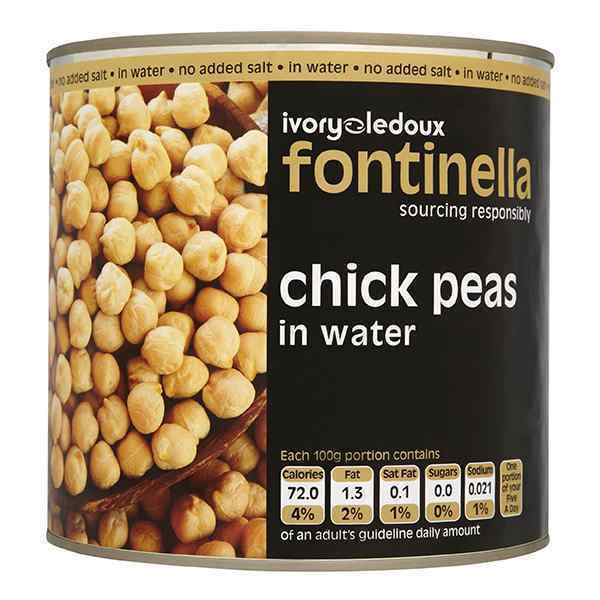 CATERERS PRIDE CHICKPEAS IN WATER 6x2.5kg