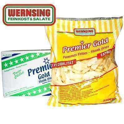 PREMIER GOLD STEAK CHIPS  4x2.5kg