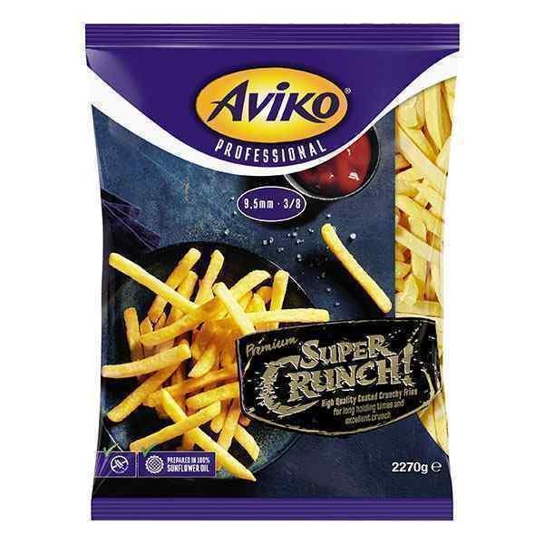 AVIKO SUPER CRUNCH COATED FRIES 9.5mm 4x2.27kg