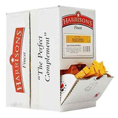 HARRISONS ENGLISH MUSTARD SACHETS  200x5g