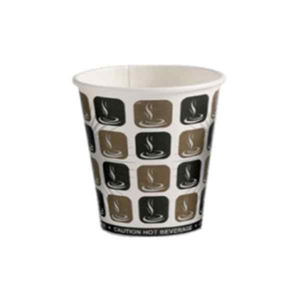 CAFE MOCHA SINGLE WALL PAPER CUPS 10oz 1x1000 44831- 300ML suitable lids- GFC022 & GFC150